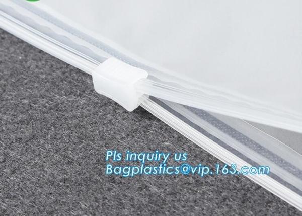 standar stand up zipper packaging food automatic slider zipper bag making machine, Plastic Zip Lock Zipper Head Runner