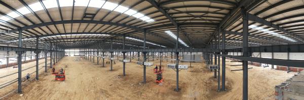 Safe And Stable Steel Structure Mechanical Workshop Fabricated Structure