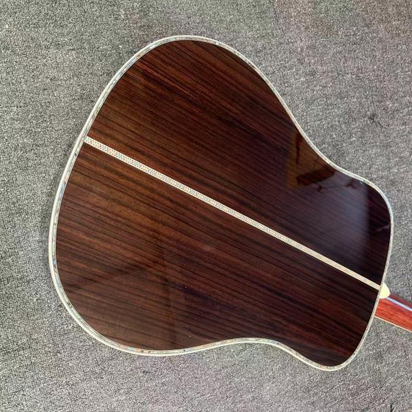 Custom M Style 12 Strings Solid Spruce Top Dreadnought Acoustic Guitar, Customized Logo on Headstock