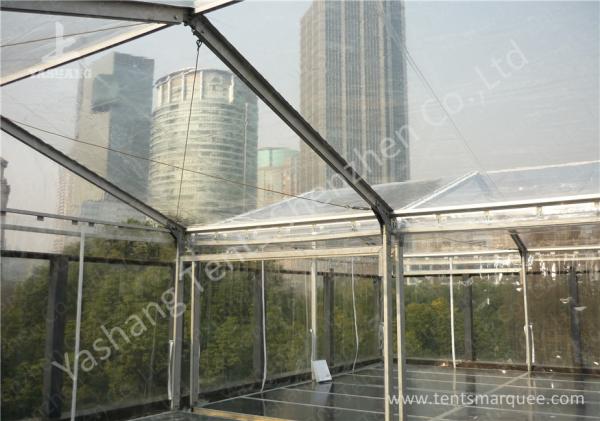 Waterproof Outside High Strong Framed tent with clear roof , clear top wedding tent