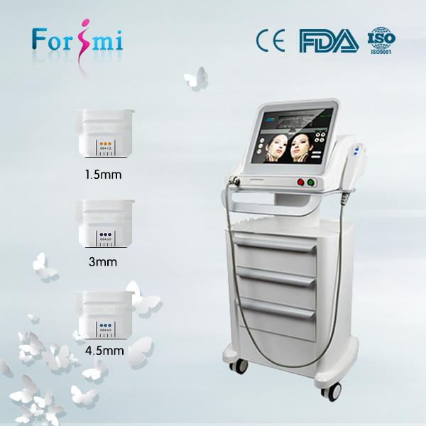 2016 Newest 300W input power HIFU ultrasound face lift& wrinkle removal machine on sale