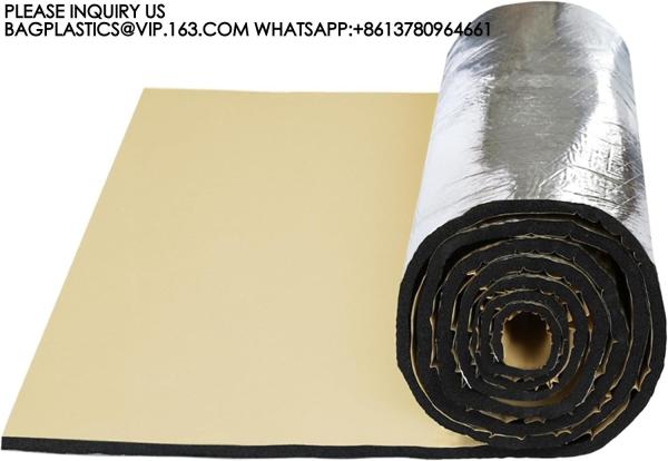 Car Heat Sound Deadening Insulation Mat, - 394 Mil 10.8 Sqft Automobile Sound Deadening & Heat Insulation Material