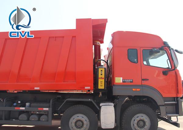 Sinotruck Howo 8x4 Dump Trucks Front Lift Loading 30cbm 40t ZZ3317N3267D1 336hp / 371hp