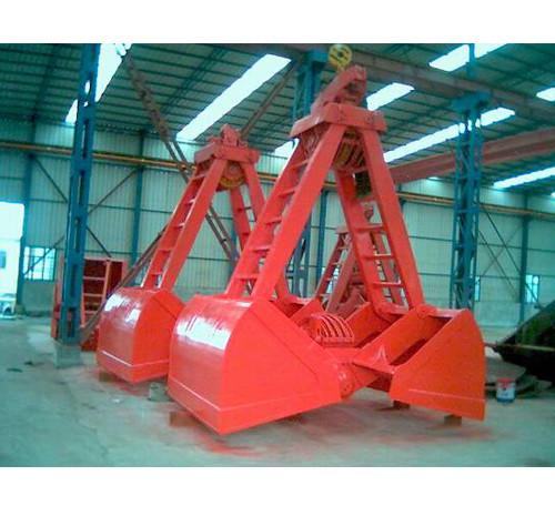 OEM Flap Mechanical Clamshell Crane Bucket Double Rope