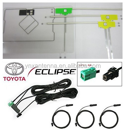 Прямая подача 5dbi Gain RG174 VHF/UHF Цифровая автомобильная антенна телевидения Антенна пленки Антенна мембрана Антенна