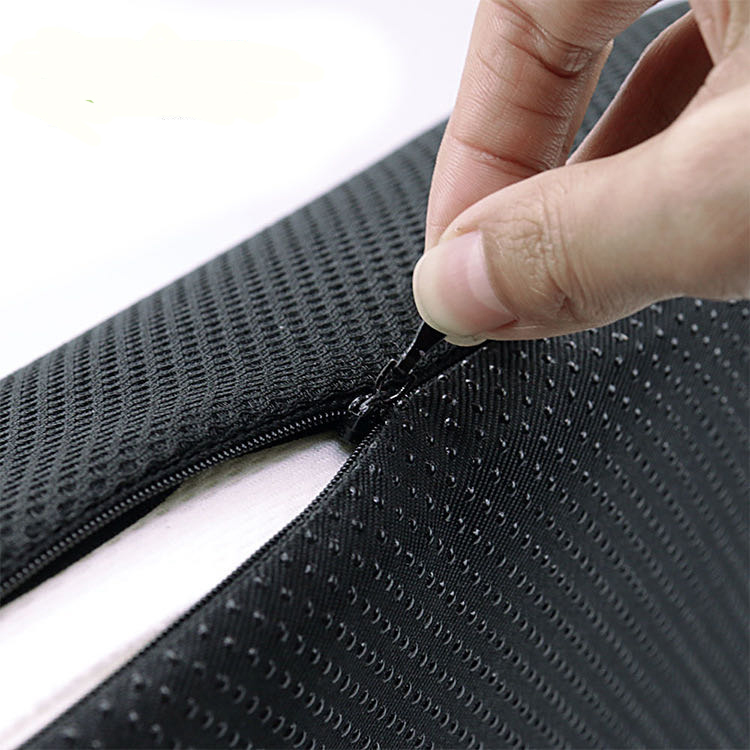 Office Footrest Memory Foam Cushion for Home and Work Black 3D Mesh Customized Color