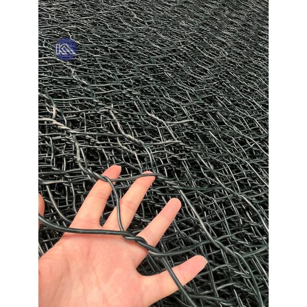 Controlling Flood Rock Wall Hexagonal Wire Mesh Gabion Box Stone Cage 2x1x1m Stone Filled Gabion Basket Galvanized