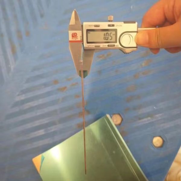 100mm*10mm*0.1mm Copper Plate Sheet With Thermal Conductivity 401 W/(m·K)