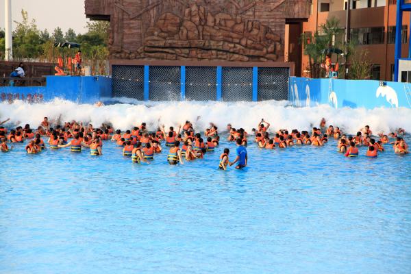 Artifical Big Surfing Tsunami Ocean Water Wave Pool with Waves Park Vacuum 3 meters high