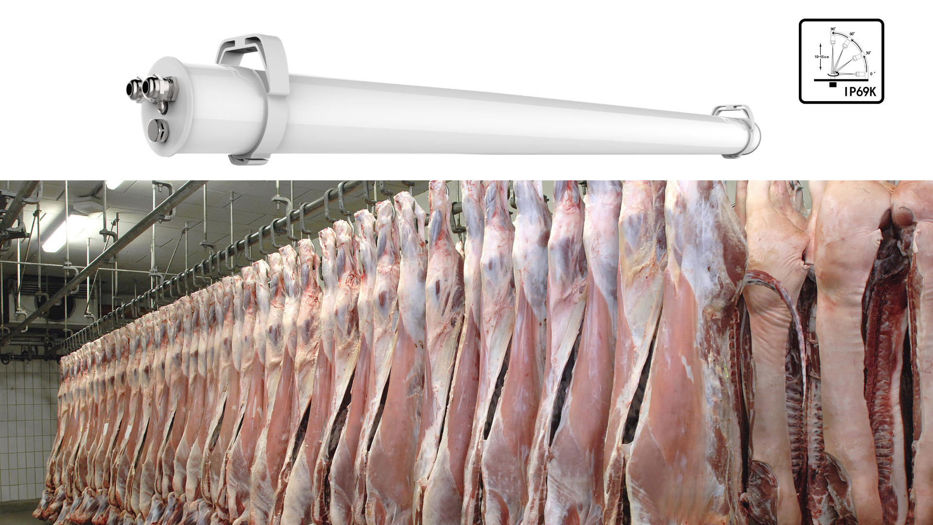 кронштейн 24W/35W/50W света СИД доказательства IP68 1200mm водоустойчивый Tri цепной установил