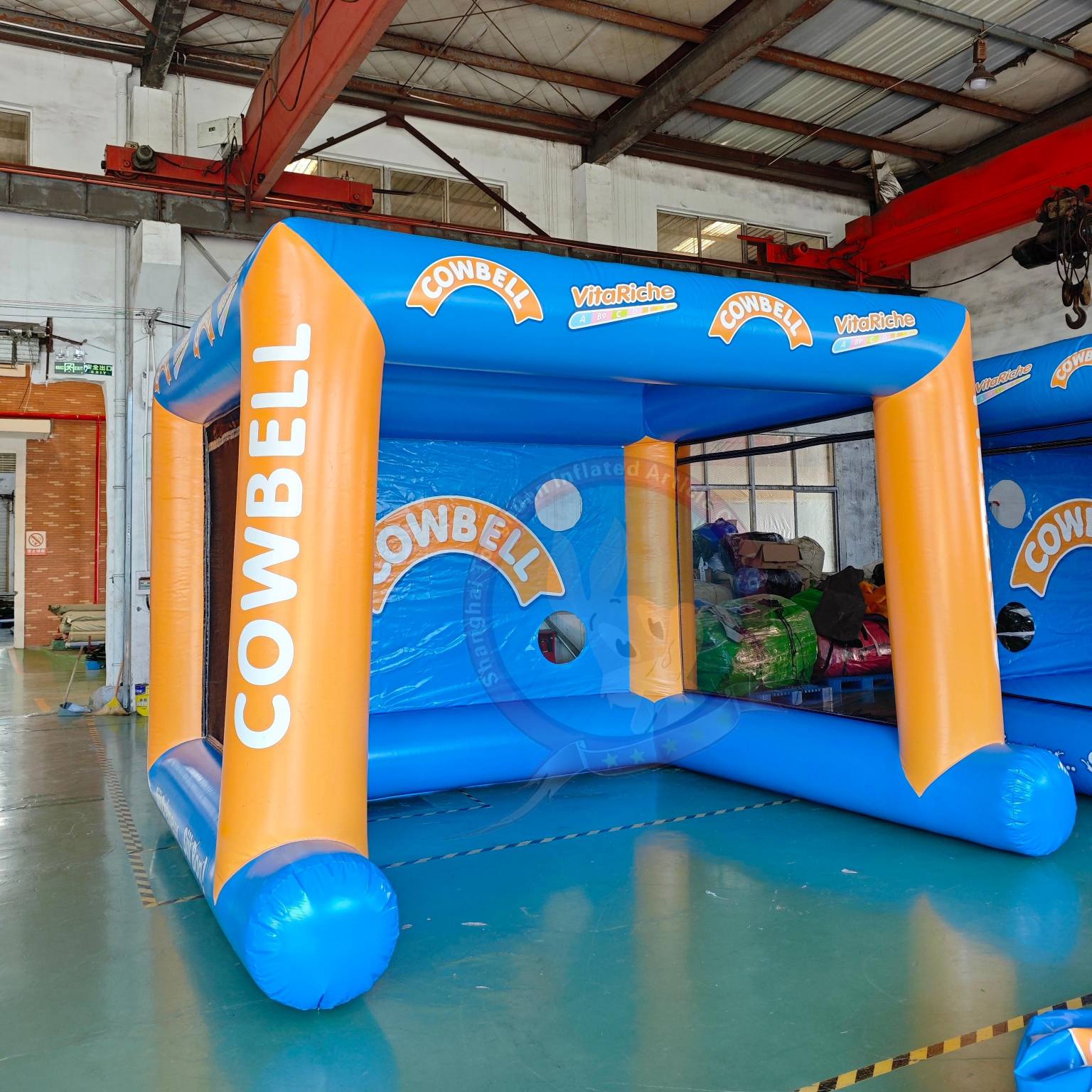 Custom Inflatable Goal Soccer Sports Gate With Logo Printing Portable Football Training Target Outdoor Activity Arch Event Branding Structure