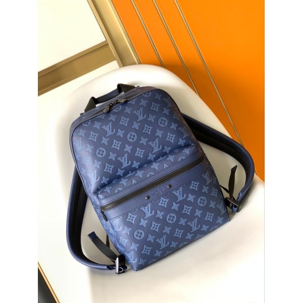 Louis Vuitton Racer Designer Brand Backpack Monogram Shadow Calf Leather for Man Boy