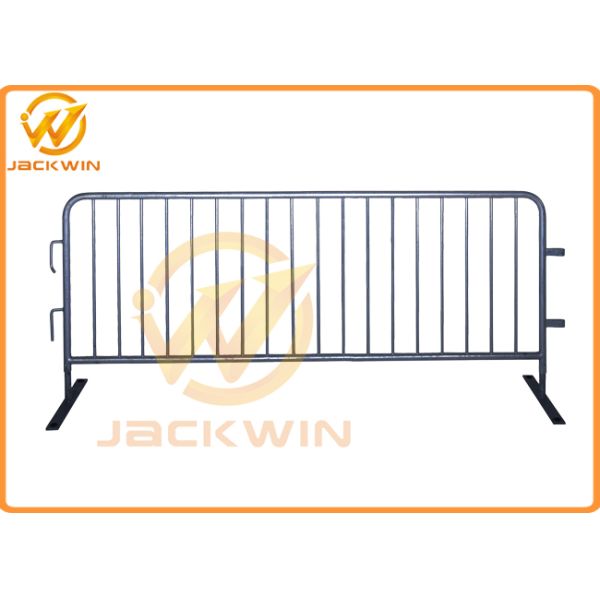 Removable Portable Event Galvanized Steel Pedestrian Barriers with Flat Feet