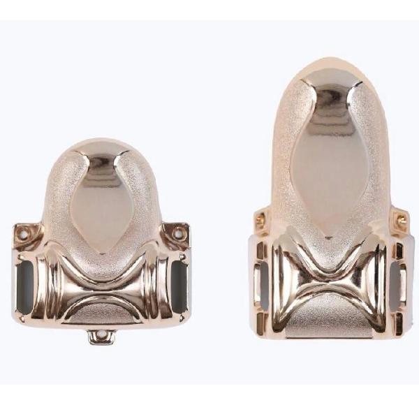 Max Lift 300kg Casket Corner Decoration Plastic Coffin Ornaments Light Gold Color