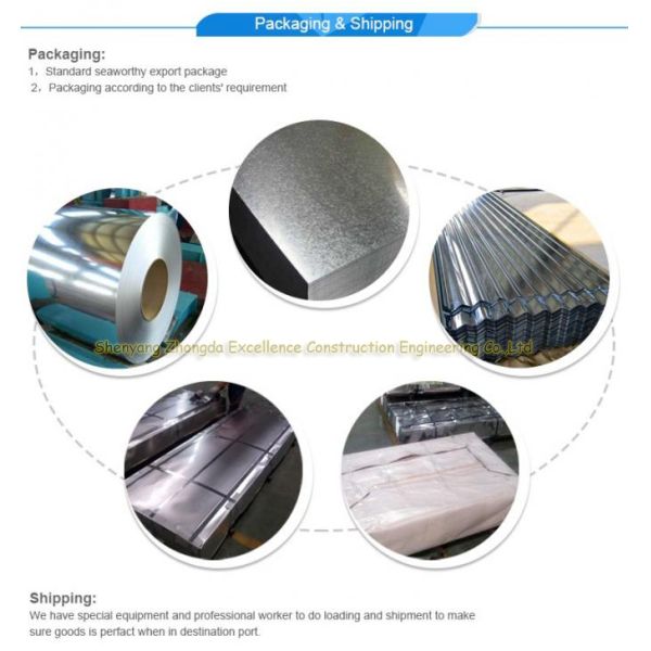 Анти- гофрированный ржавчиной гальванизированный толь металла настилающ крышу листы крыши цинка листов