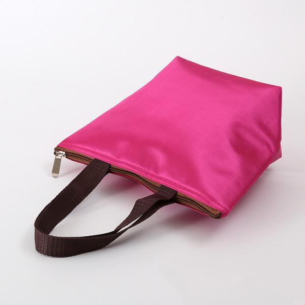Polyester Nylon Zipper Foldable Reusable Shopping Bags Waterproof And Moisture-Proof Cloth