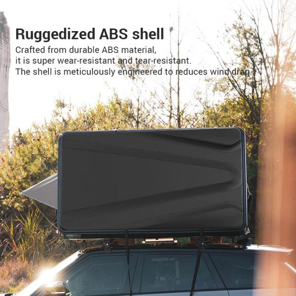 4 Person Roof Top Tent 210x160cm ABS Shell 300gsm Polyester
