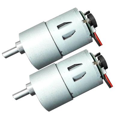 Low Noise 3 6 12 Volt Worm Gear Motor , Worm Drive DC Motor 50mA No Load Current