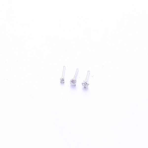 UK fashion body jewelry 16G star zircon piercing custom lip rings