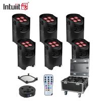 Parties de mariage Lumière IP54 étanche à l'eau Batterie Uplight RGBW 4in1 Par Contrôle à distance IR Pour le concert de spectacle d'événement