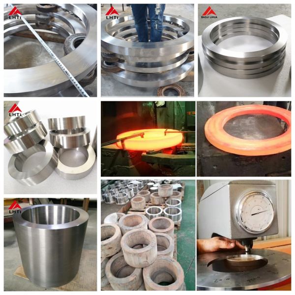 ASTM B381 TC4 6AL4V Titanium Forged Ring