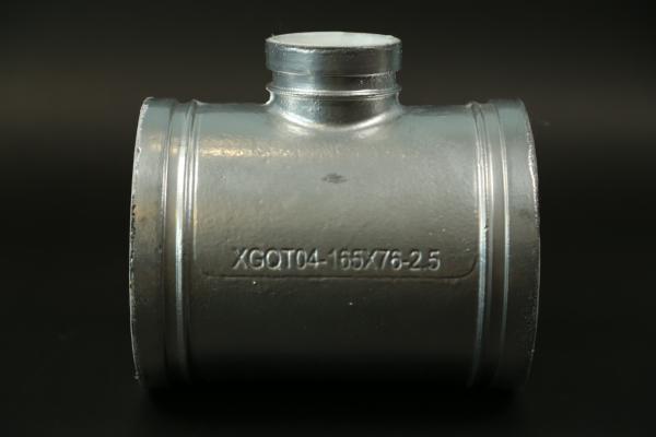 XGQT04-165x76-2.5 Acessórios de tubos com ranhuras Ferro dúctil Abastecimento de água