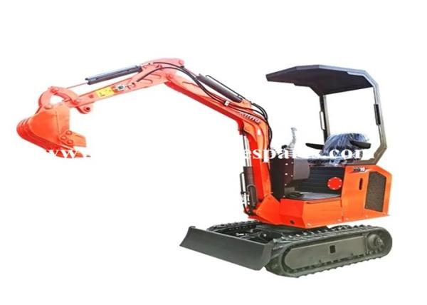 1800kg Mini Excavator Hydraulic Rubber Track Diesel Engine