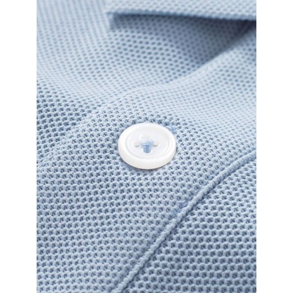 2180 Summer Hot Item 200g 100% Polyester Fiber Polo Shirt Simple Commuting T-shir