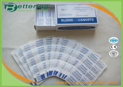 Disposable Sterile Stainless Steel Blood Lancet Blood Sample Collection Needle Asepsis Blood Collector Size S & L