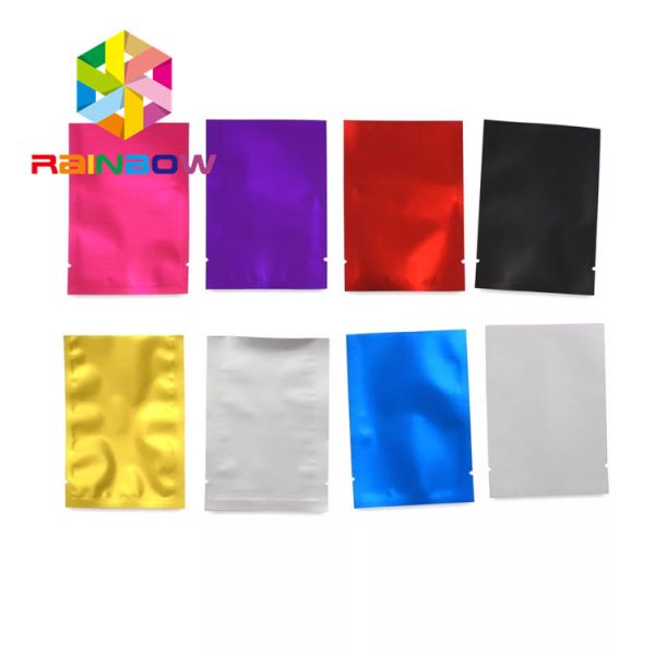 Bolsas plásticas que se puede volver a sellar que empaquetan tres el sello lateral pequeño Mylar para las hierbas/las galletas