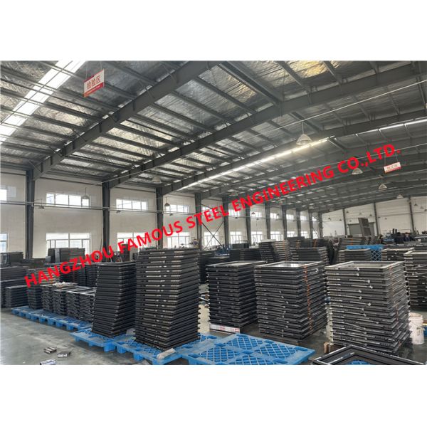 Pared de cortina comercial de ventana de 3000 Sqm y lumbrera de aluminio de 2500 Sqm