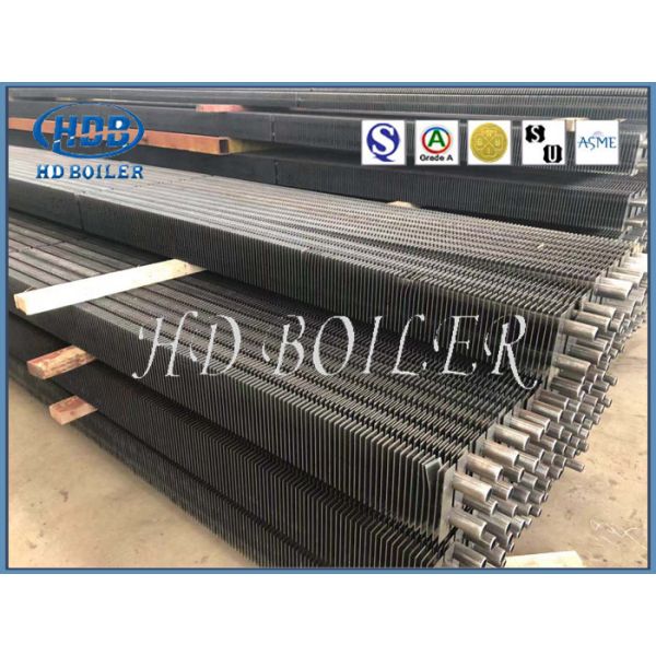 Tubo aletado inoxidable de aluminio de la soldadura al acero, calentador del tubo de aleta garantía de 1 año