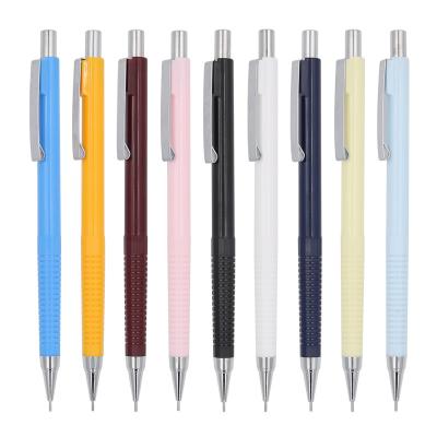 Multiple Colors Plastic Automatic Press Pencil With Eraser Top Custom Logo