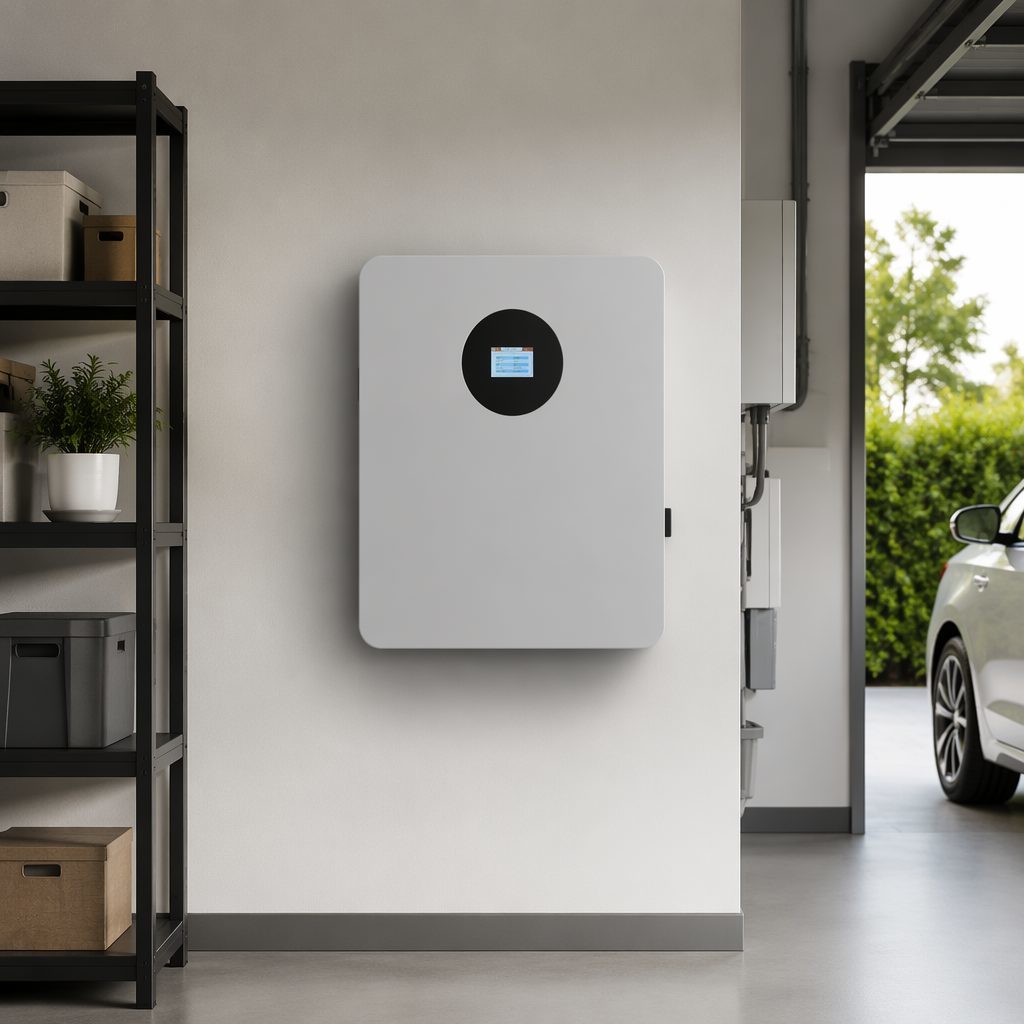 51.2V 200Ah 10.24kWh Wall Mounted LiFePO4 Powerwall Whole House Off Grid Solar Residential Household Energy Storage Battery - Tianon