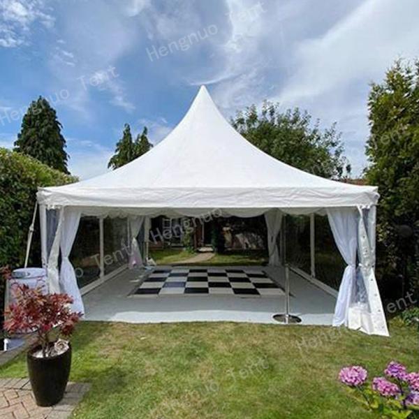 Dossel exterior do miradouro do banquete de casamento do pagode da barraca 8x8 resistente do vento