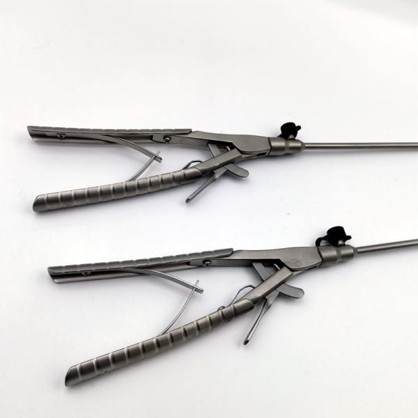 330mm e 420mm comprimento V-Forma de agulha curva para laparoscopia médica cirúrgica