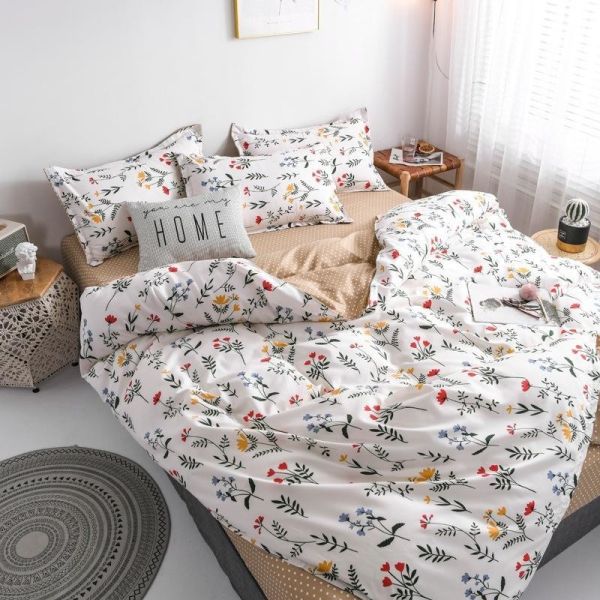 Moderno estilo atractivo Set de ropa de cama de edredón con densidad de tejido anti-mito de polvo 173*118