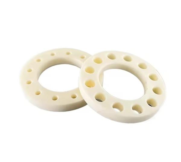 Precise Advanced Ceramics Round Alumina Ceramic Ring Ceramic Gasket Machinery