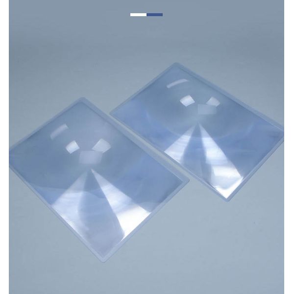 3X Large Size Full Page PVC Plastic Magnifying Sheet, A4 Full Page Handheld Reading Magnifier