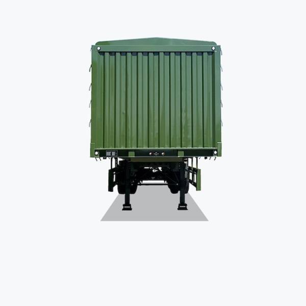                    40FT Versatile and Reliable Drop Side Rail Wall Flatbed Semi-Trailer with 2 Layers of Fence Wall for Light-Puffy Cargotransportation             