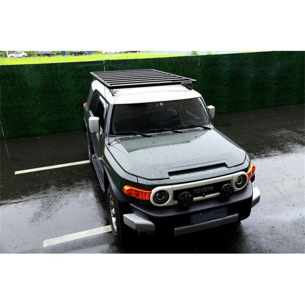 Universal Black Aluminum Alloy Solar Roof Carport for TOYOTA FJ CRUISER Sturdy Design