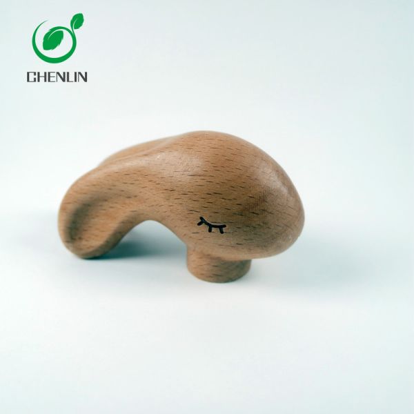 OEM Color Wooden Umbrella Handle Non Toxic For Windproof Foldable Umbrella