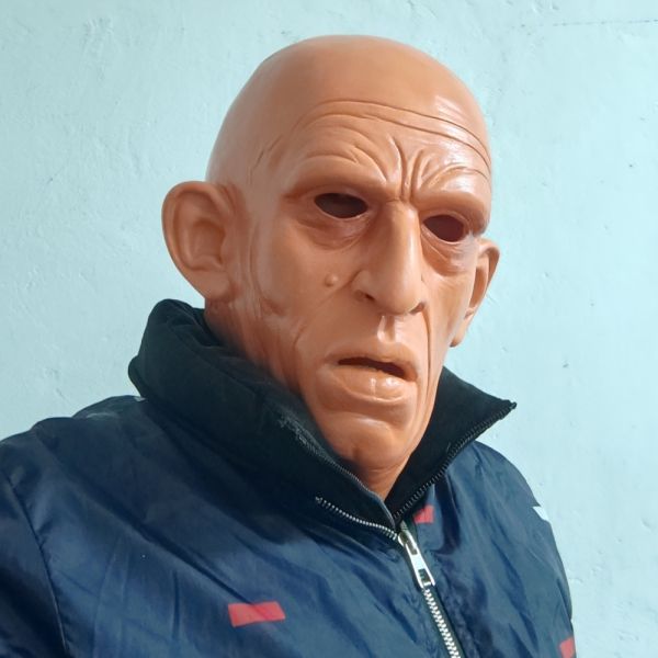 Latex Movie Mask for Authentic Character Looks - One Size Fits Most and Lightweight at 160g