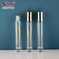 Forme ronde, fond épais clair, sans fuite, bouteilles en bouteille à rouleaux d' huile essentielle de parfum 10 ml
