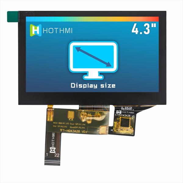 4.3 Inch TFT LCD Display Module | Capacitive Touch Panel | Optical Bonding