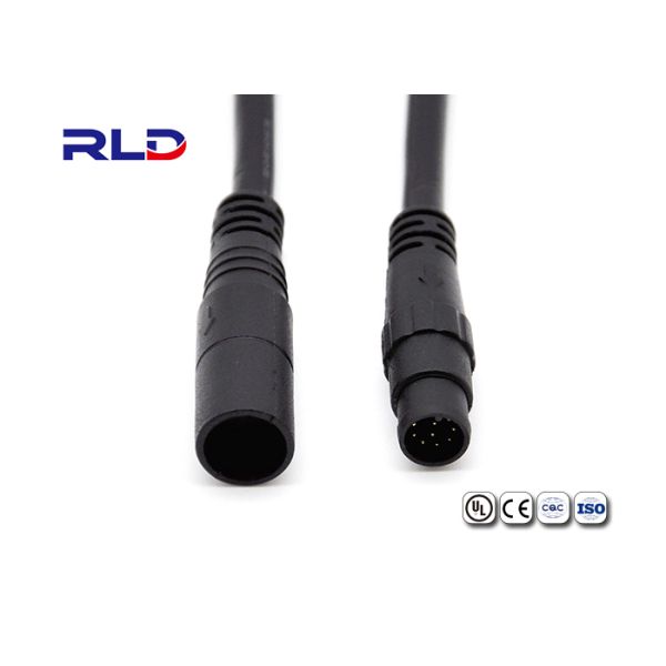 Electric Bike 10 Pin Waterproof 28AWG Male Female Connector