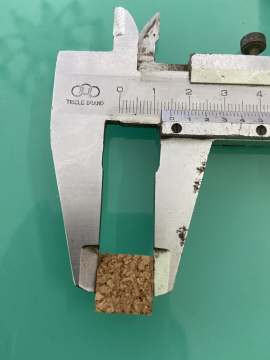 15x15x3 мм высококачественный пробковый подкладка для защитного сепаратора стекла для судоходства