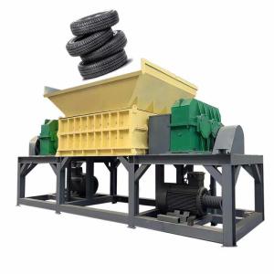 Multifunctional Rubber Tyre Shredder Machine Low Noise Wood Pallet Shredder