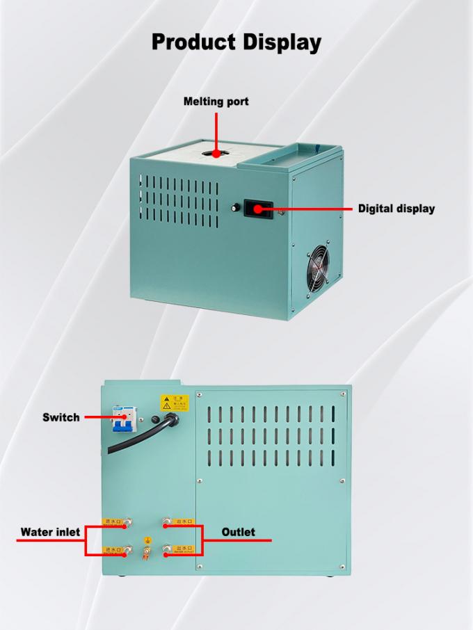 5KW 220V Single Phase Jewelry Smelting Oven 27KG Lightweight for Precious Metal Casting