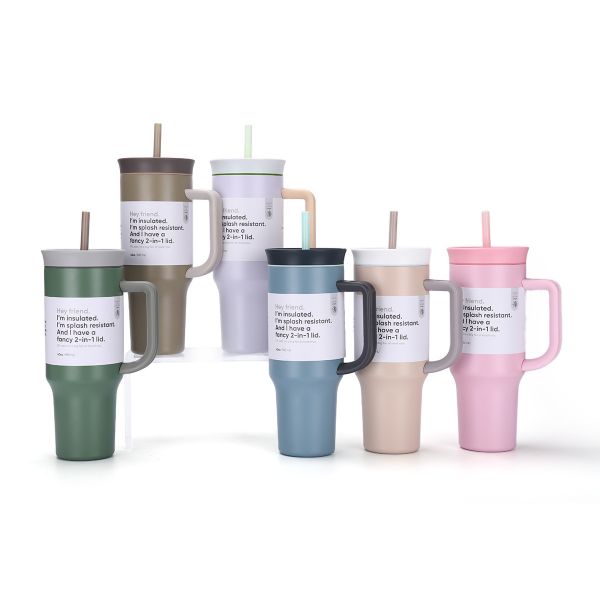 304 Stainless Steel Portable Water Cup For Camping Children Smoothie Drinking Sippy Cups Non-Toxic And Eco-Friendly